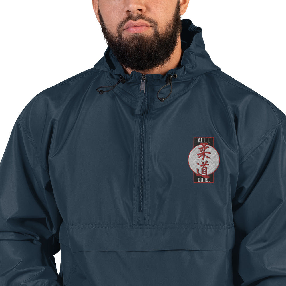 Embroidered Champion Packable Jacket | MaximilianRestaurant